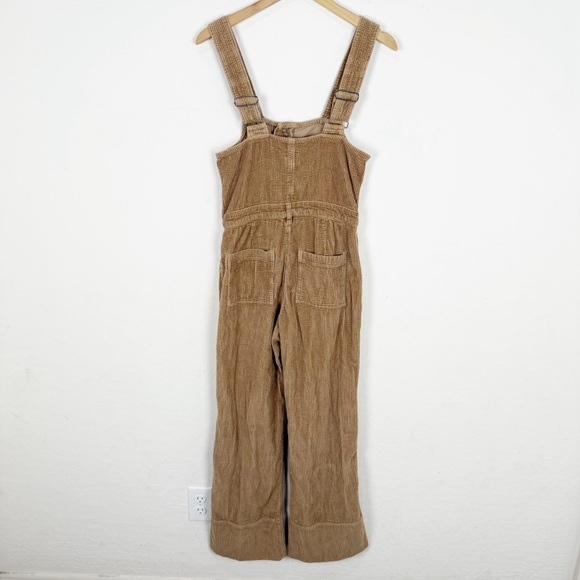 Aerie Textured Corduroy Kick Flare Overalls - Picture 7 of 11